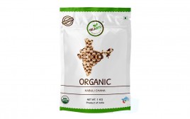 Orgabite Organic Kabuli Chana   Pack  1 kilogram